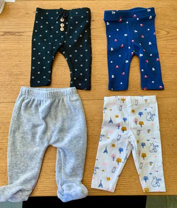 Lot de legging bébé taille 1 mois