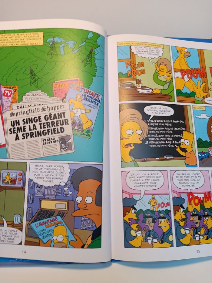 Livre Bande dessinée les Simpson Extra colossal - photo numéro 5