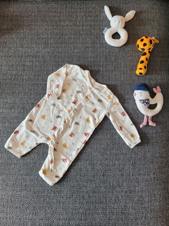 Pyjama garçon 1 pièce en coton épais naissance