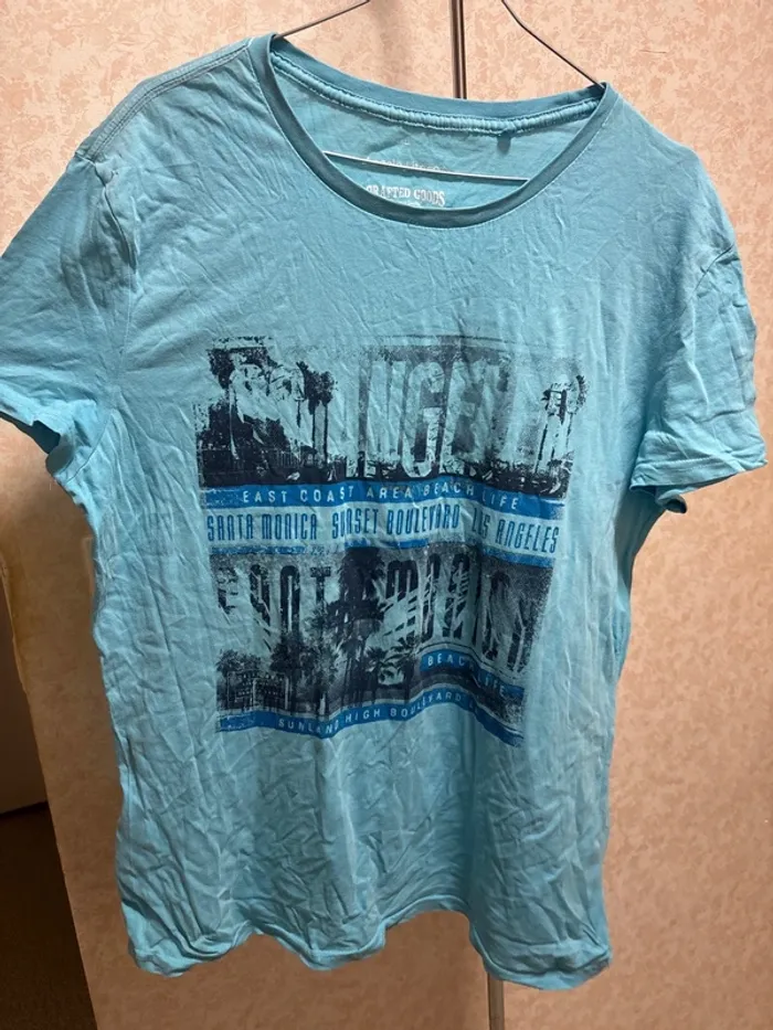 T shirt imprimer taille XL marque Angelo litrico