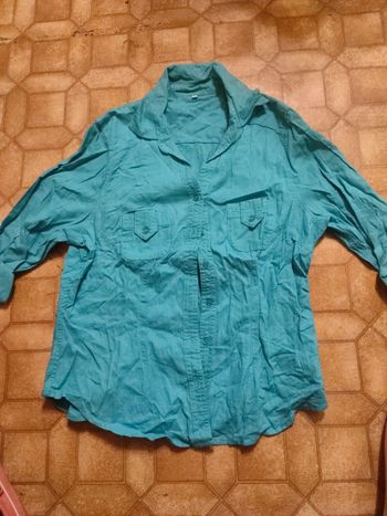 Chemise bleu turquoise 42