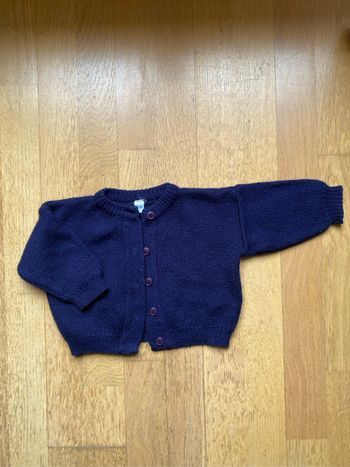 Gilet Kiabi bleu 6 mois