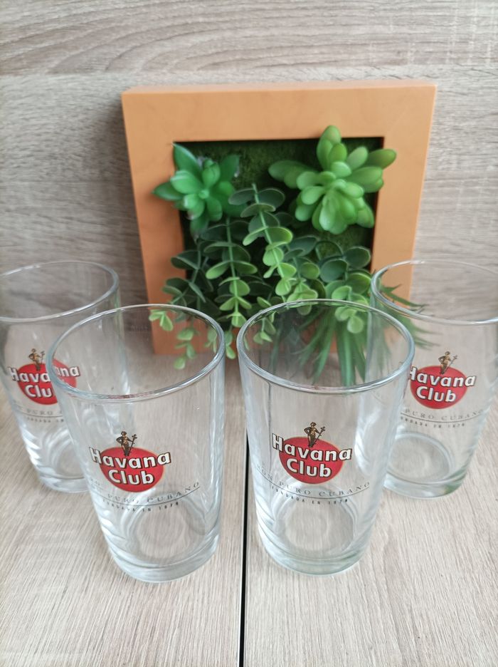 Lot 4 verres havana club - photo numéro 4