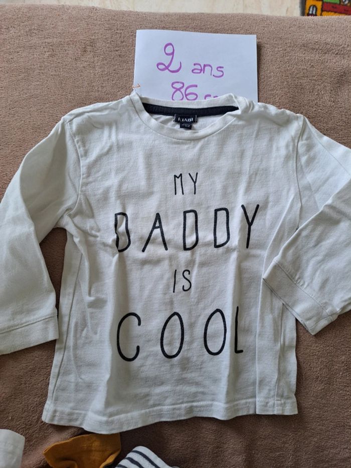 Tee shirt double face