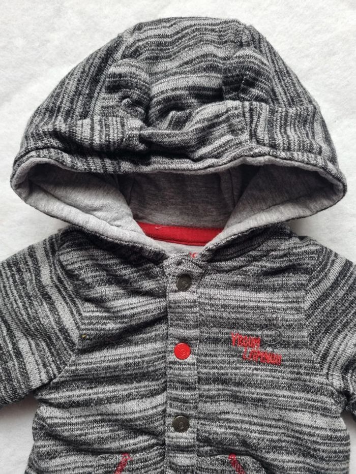 Veste à capuche 3 mois - photo numéro 3