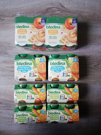 Repas bébé 4 /6 mois