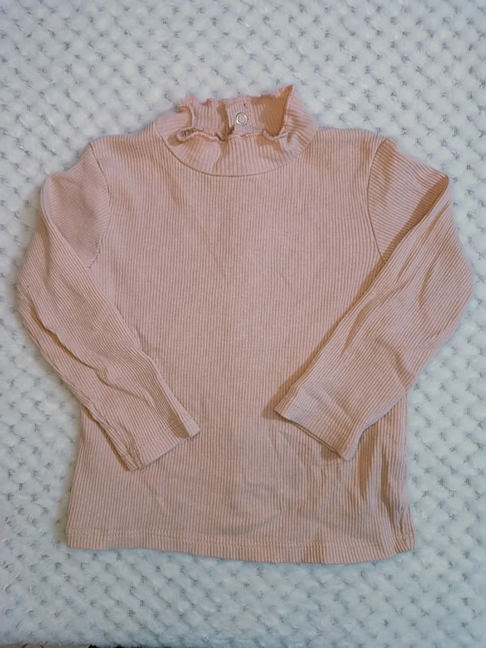 🔸 T-shirt Manches Longues Kiabi – 9 mois 🔸
