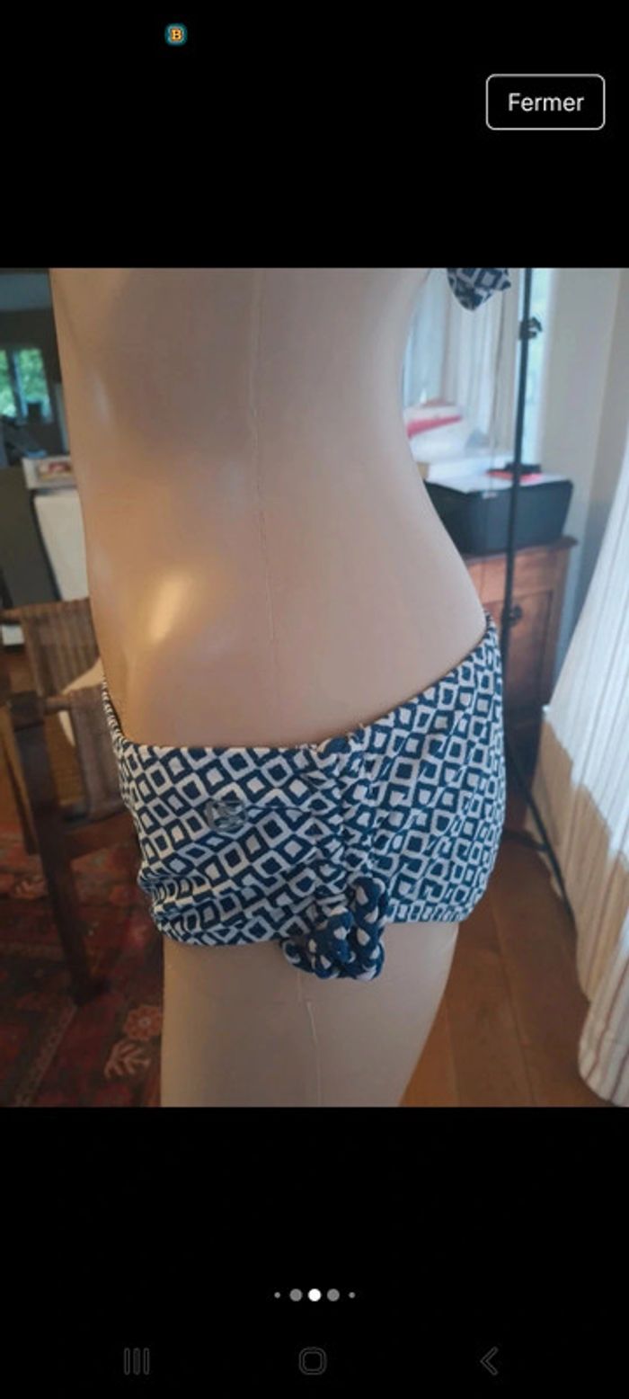 Bikini Shiwi Bleu/Blanc eu 40 fr 38/40 bonnet A/B - photo numéro 8