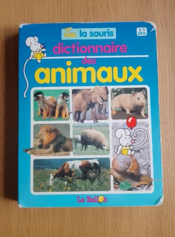 Livre enfant - Tini la souris - Dictionnaire des animaux