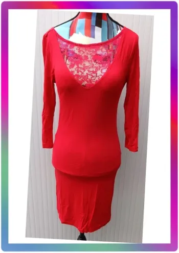 Robe moulante S Mango