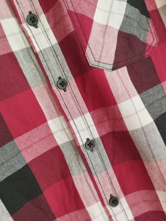 Chemise à carreaux manches longues - photo numéro 4
