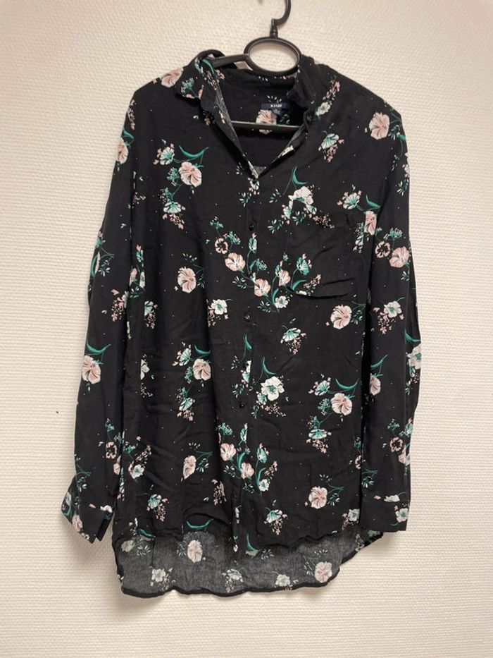 chemise fleurie kiabi