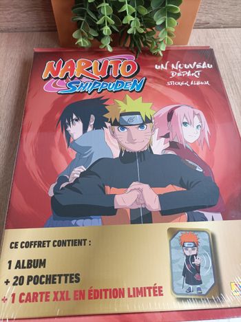 Coffret Stickers album Naruto Shippuden panini cartes 