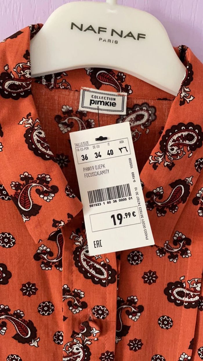 Chemisier manches longues Pimkie Taille 36 - photo numéro 5