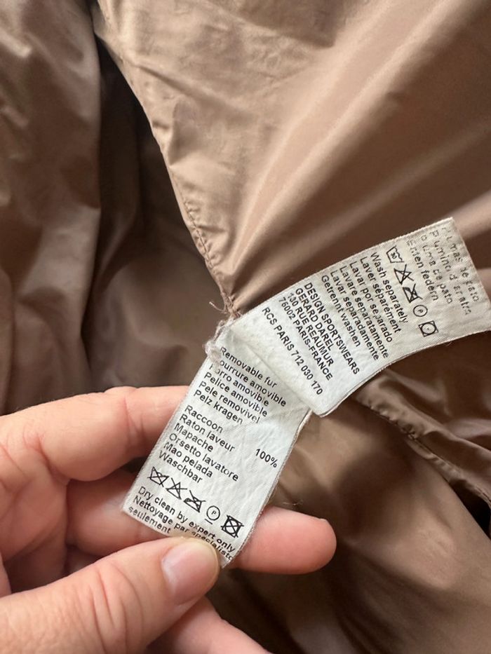 Doudoune beige marron - Gerard Darel - photo numéro 5