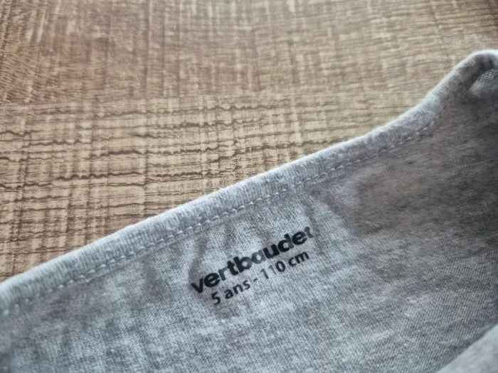 Lot de 2 T-shirts Vertbaudet 5 ans - photo numéro 4