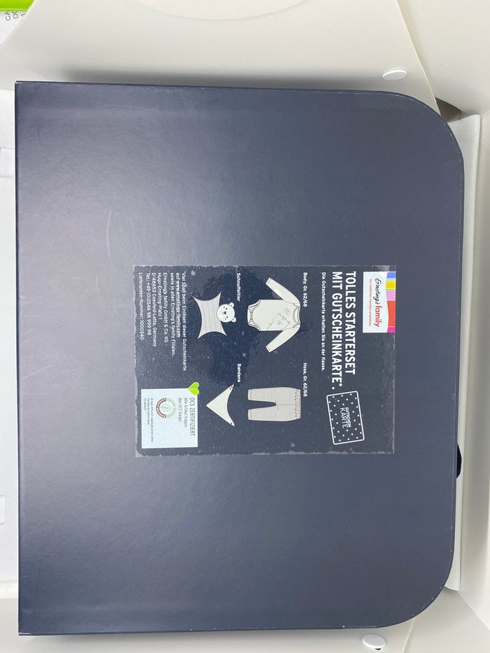 Coffret naissance bleu neuf - Doudou, Body, pantalon, Bandana - photo numéro 4