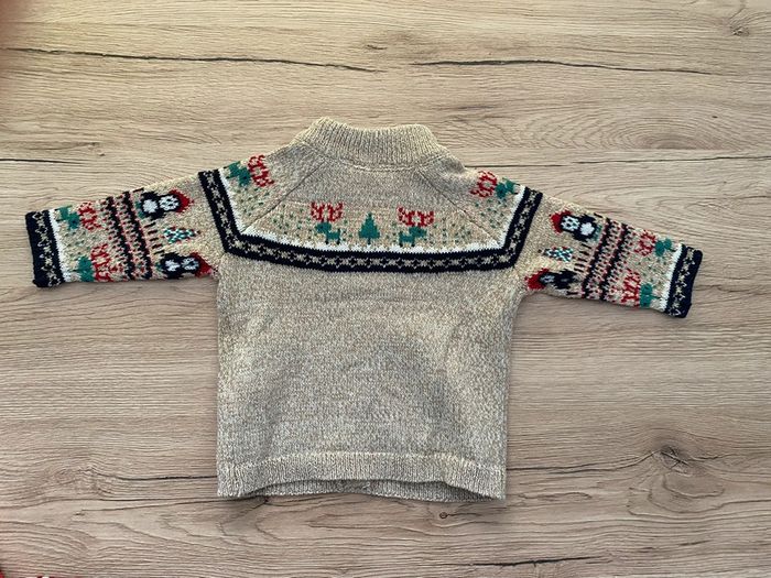 Lot 2 gilets DPAM noël 6 mois - photo numéro 3