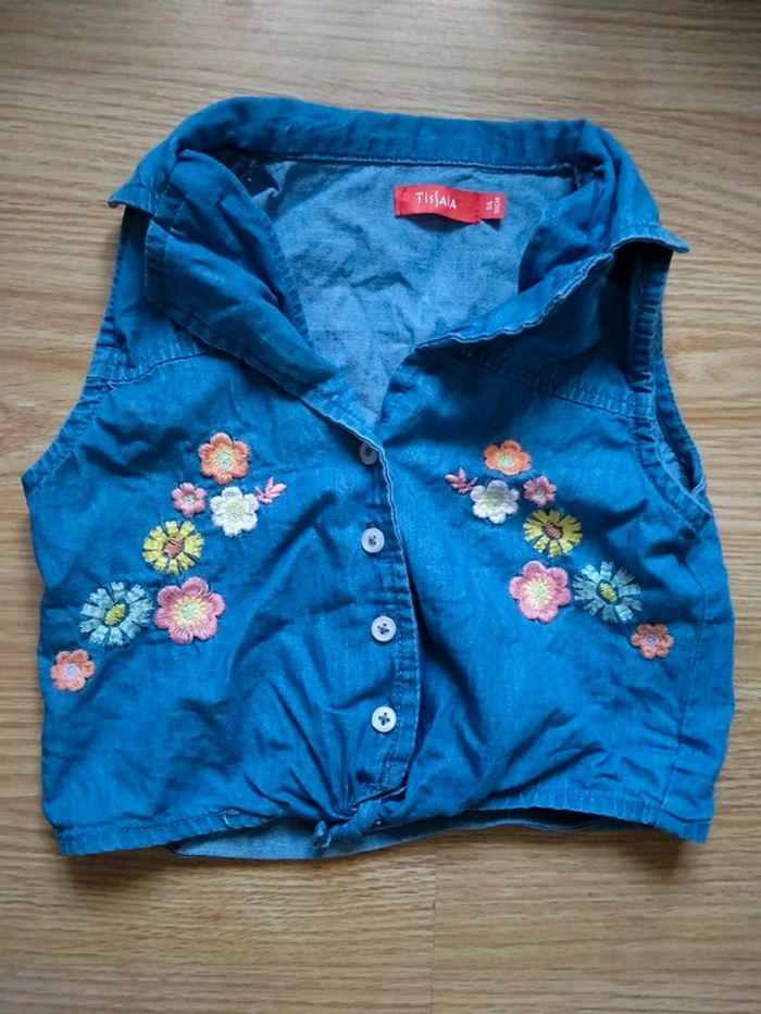 Chemise sans manches. Tissaia.
Taille 3 ans - photo numéro 2