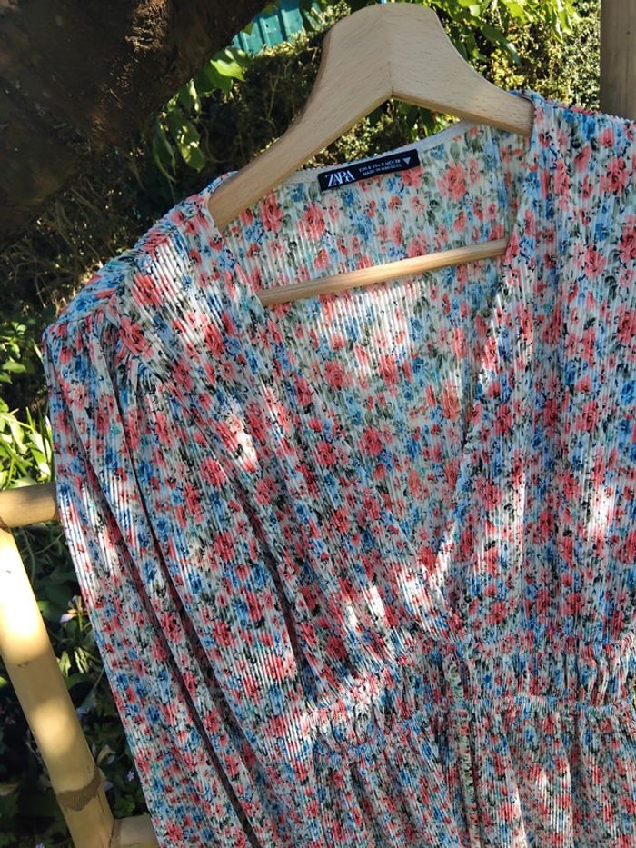 Robe zara fleurie femme - photo numéro 2