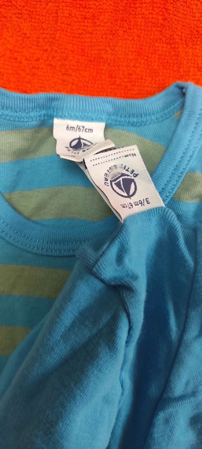 Combishort sans manches Petit Bateau 6 mois 67 cm - photo numéro 3