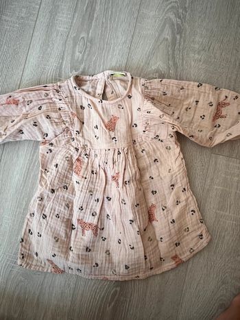 Robe manche longue légère 9 mois