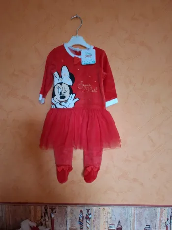 Pyjama Noël "minnie" 9 mois