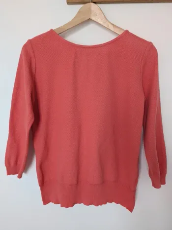 Pull maille en coton