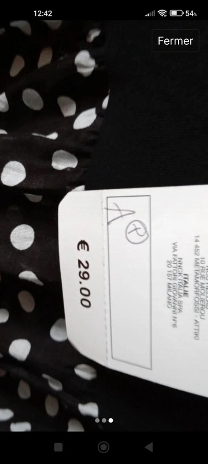 Petit haut a pois - photo numéro 3