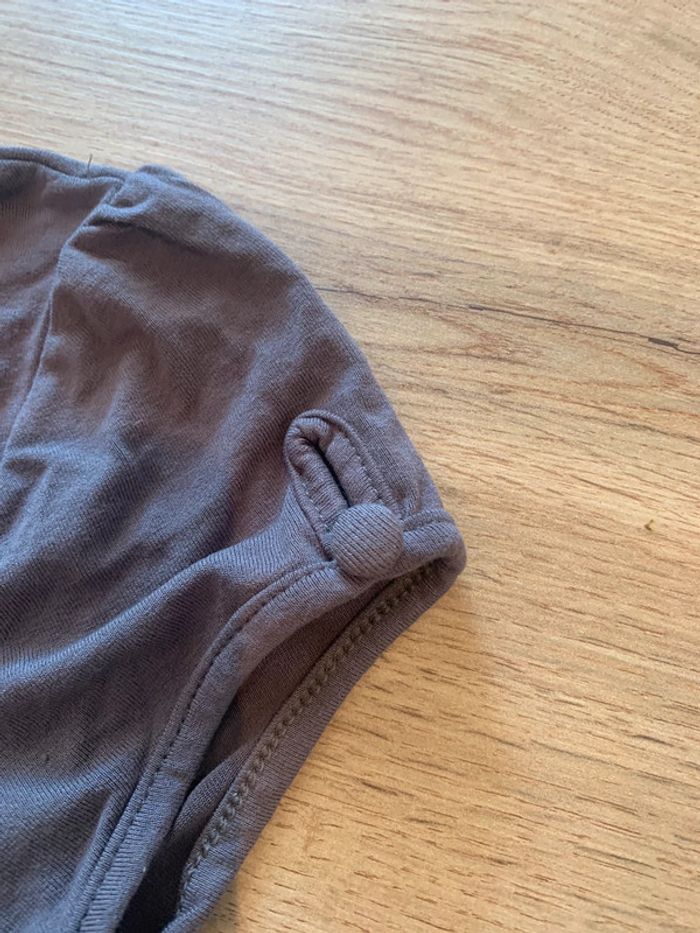 T-shirt long marron taille 2 Mim - photo numéro 2