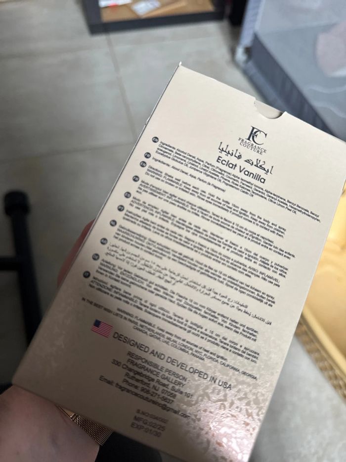 Éclat de vanille eau de parfum neuf - photo numéro 2