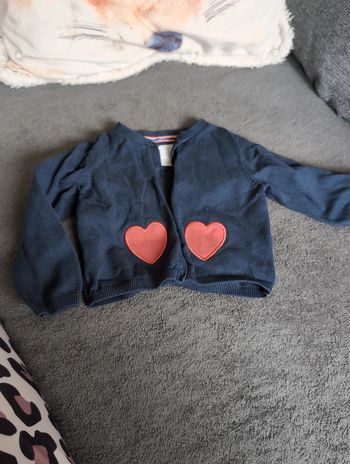 Gilet court fille 9 mois