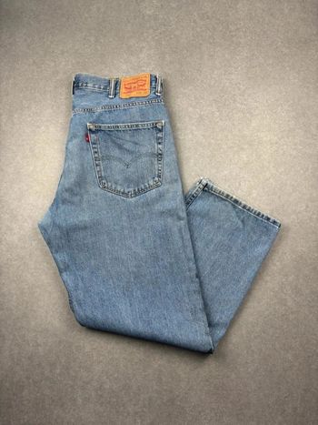 Jean pantalon coupe droite 550 levis bleu W38 L30