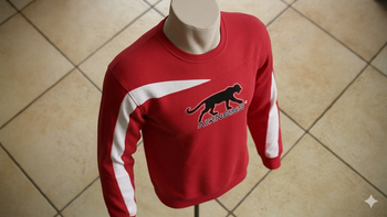 sweat rouge et blanc Taille 16 ans AIRNESS