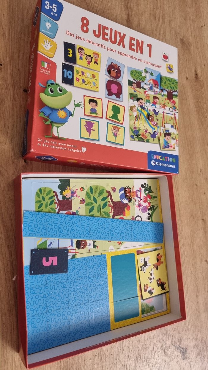 Jeu Clementoni 8 en 1 - éducatif 3-5 ans - neuf - photo numéro 6