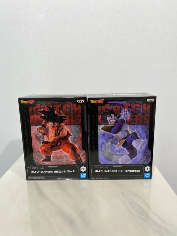 Dragon Ball Z - Figurine Goku et Végéta - Match Makers