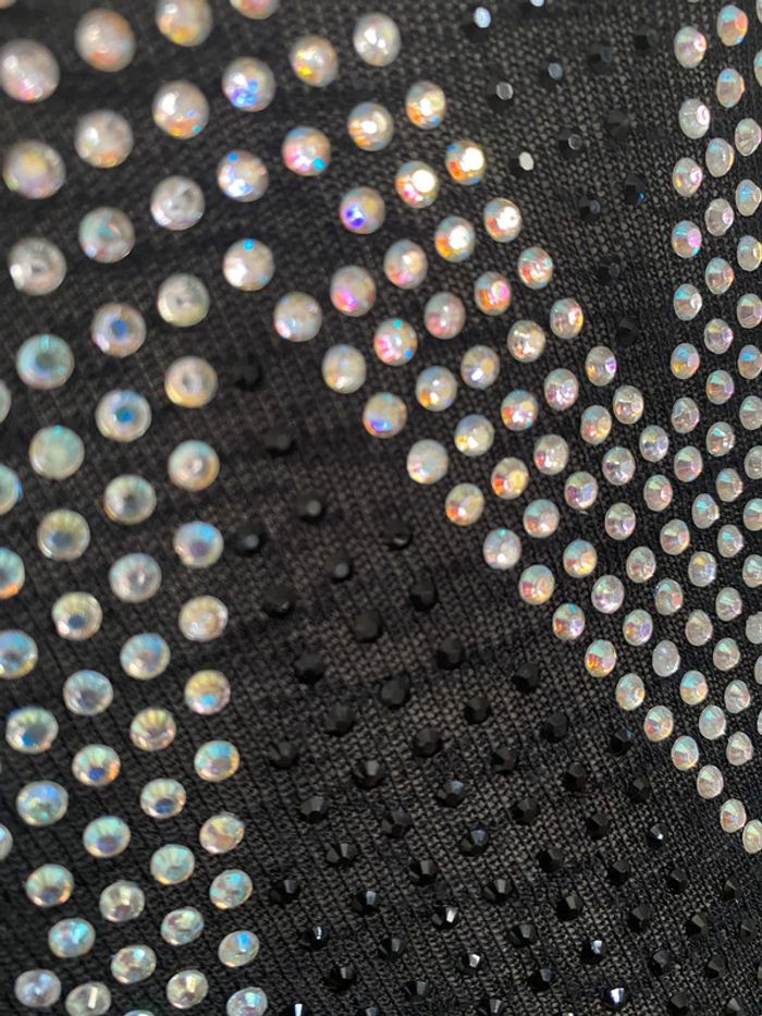 Top débardeur noir à strass Millenium - photo numéro 6