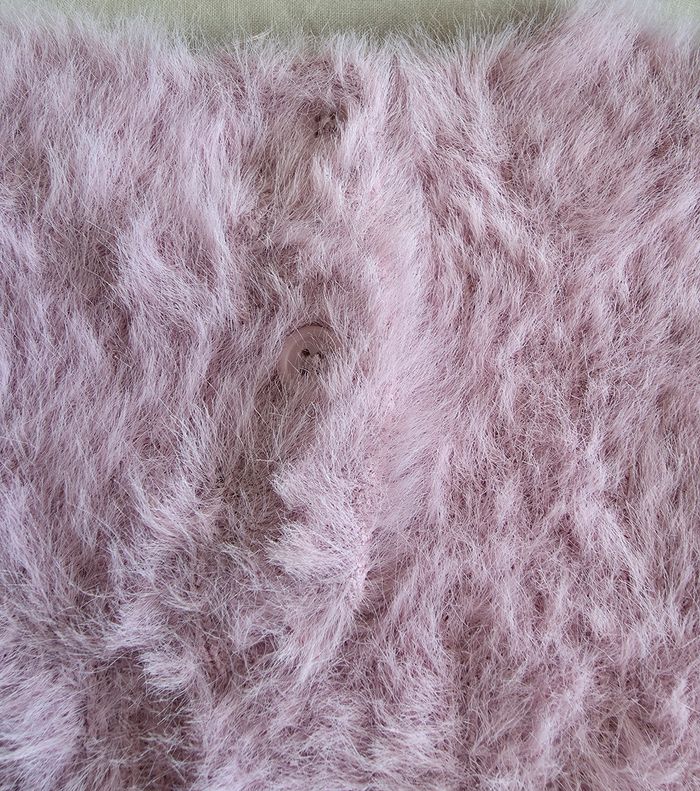 Gemo robe Mailles Peluche Vieux Rose 6 mois Très bon état - photo numéro 4