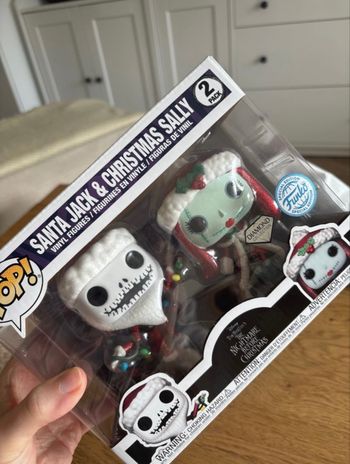 Funko pop Disney pack de 2 santa jack et christmas sally