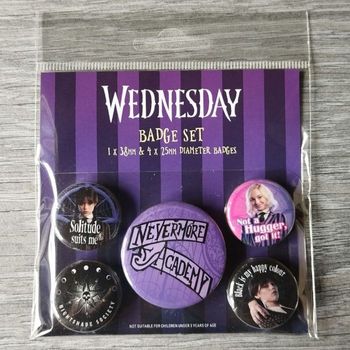 Wednesday : Pack 5 badges 