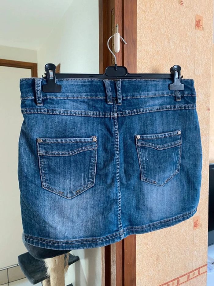 très jolie Jupe en jeans taille XL marque MIM - photo numéro 6