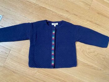 Veste molletonnée catimini 2 ans en tbe