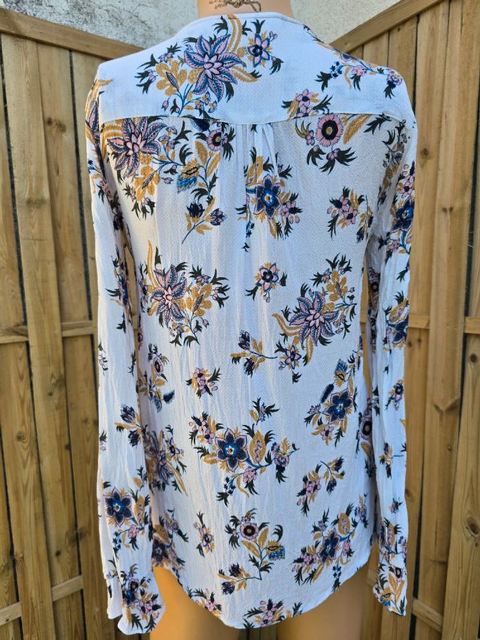 Blouse fleurie 🍒Promod🍒très bon état taille 34/36 - photo numéro 4