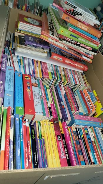 Livres jeunesses je vide les etageres bébé et jeunesses pour avoir de la place, à vos recherches