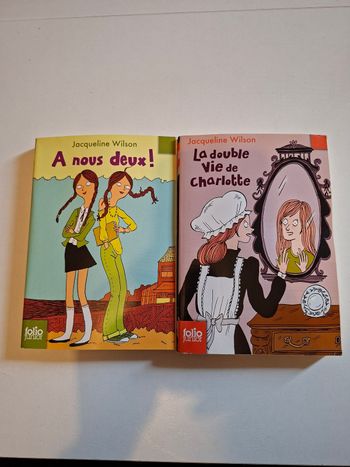 Lot 2 livres de Jacqueline Wilson