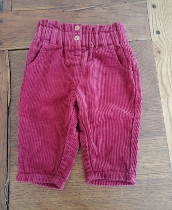 Pantalon velours 3mois