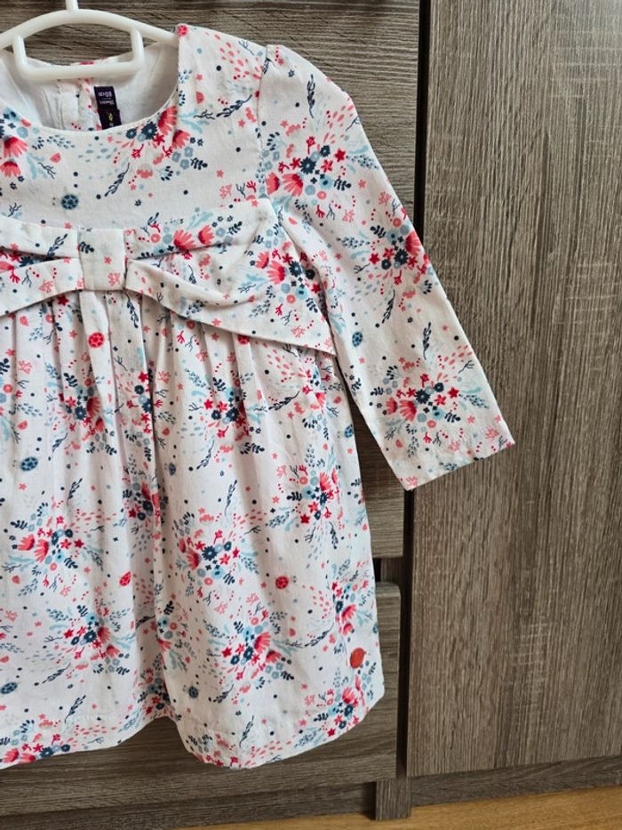 Vêtement Bébé Fille - Robe fleurie - Sergent Major - 18 mois 80 cm - photo numéro 3