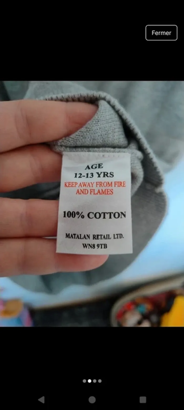 Gilet garçon à boutons en 100% coton - photo numéro 2