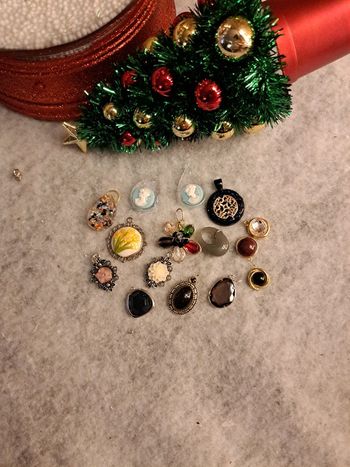 Lot de pendentifs multicolore Chic