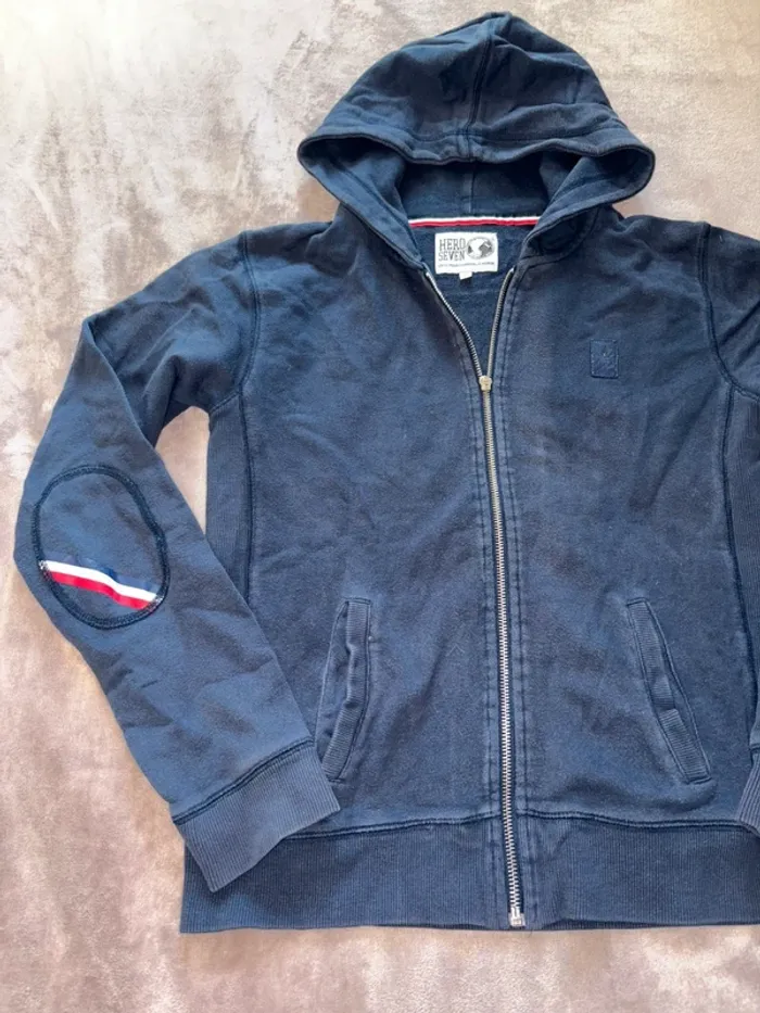 Veste garçon Hero Seven taille 14 ans en bon état. Couleur bleu. - photo numéro 4